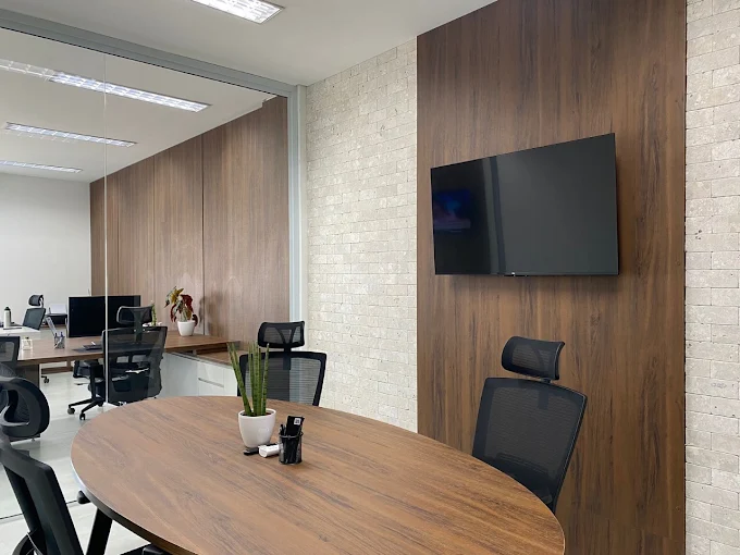 Sala de reuniões da Protec Seguros
